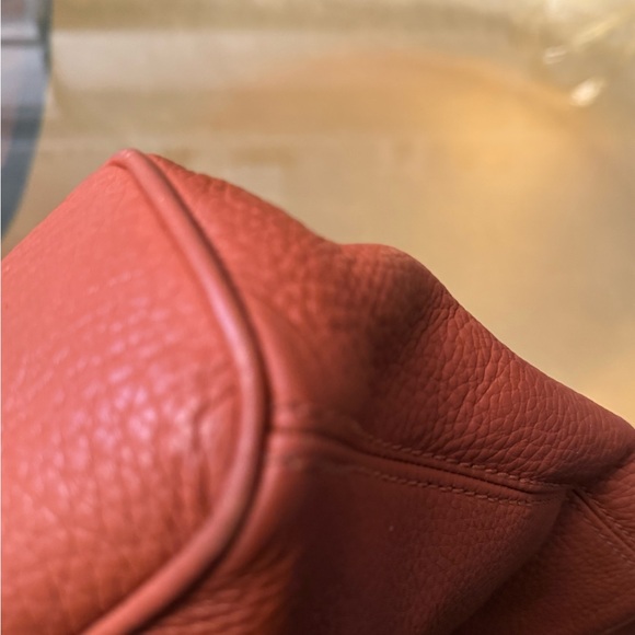 Vintage Coach Honey Caramel Browm Pebbled Leather Crossbody Bag - Picture 13 of 16